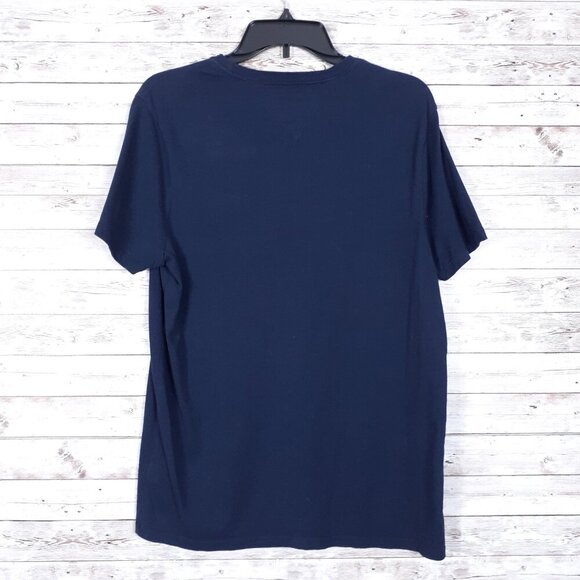 Tommy Hilfiger Denim Mens Short Sleeve T Shirt S Logo Blue 890 - Picture 2 of 5